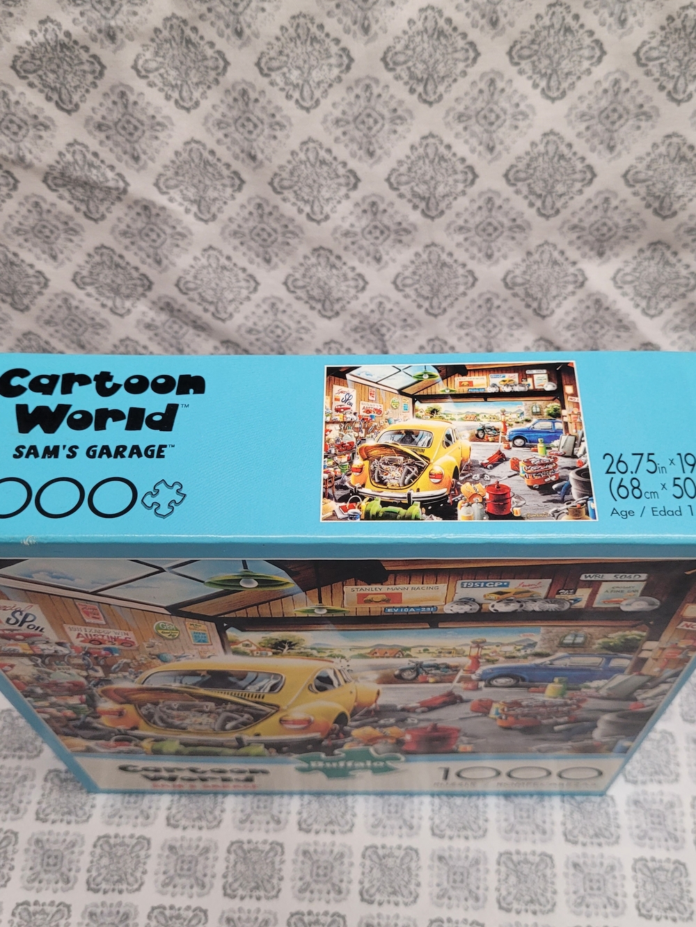 1000 Pieces Puzzle- Volkswgen Garage Buffalo David Bitton Cartoon World Sam's - Picture 3 of 6